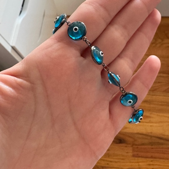 Jewelry - Elegant Blue Evil Eye Bracelet